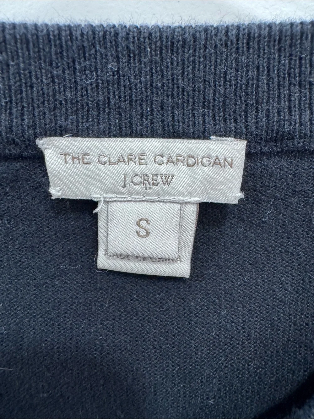 J. Crew Size S The Clare Cardigan 100% Cotton Sweater Top Women Stylish